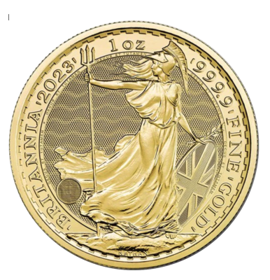 Goldmünze Britannia 1 Unze Elisabeth II 2023